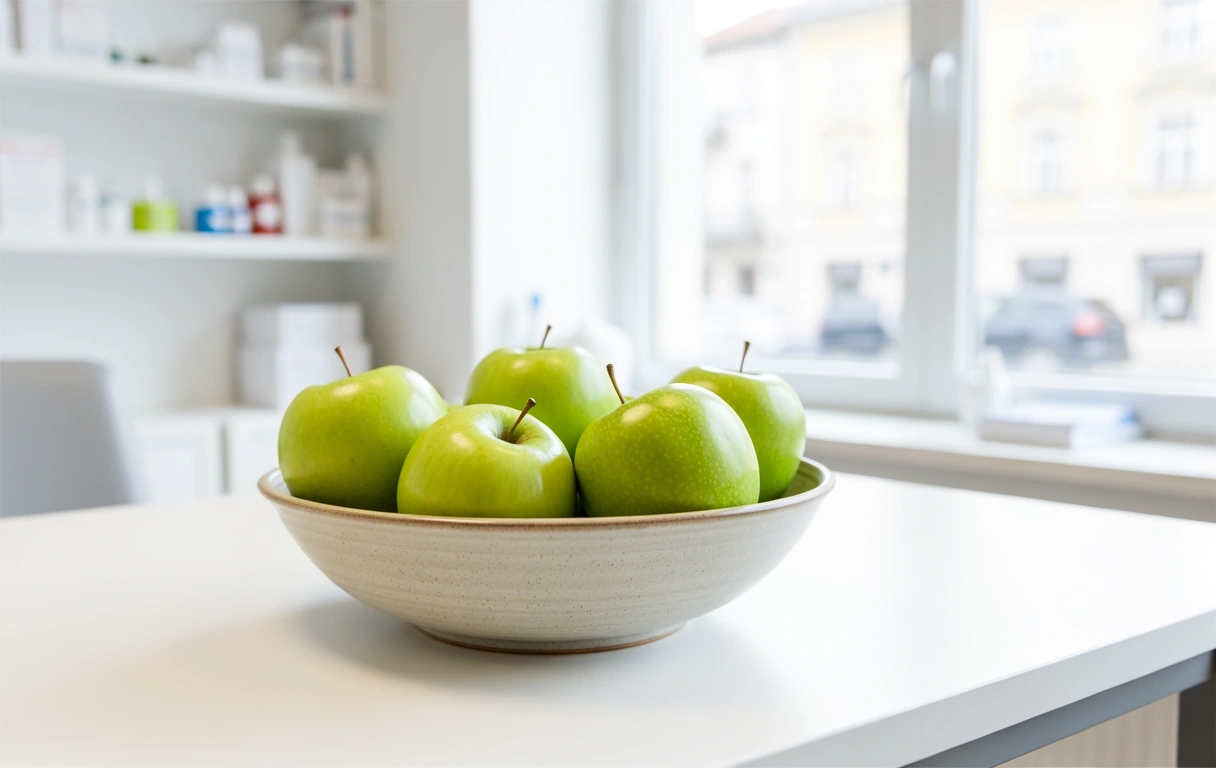 Frisches Obst in einer Praxis